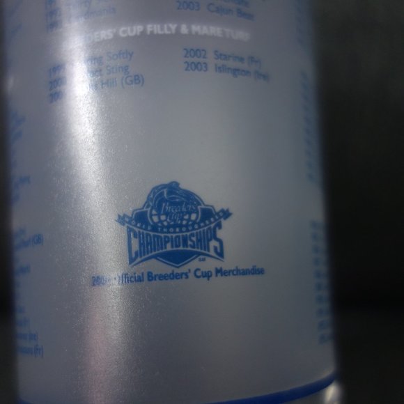 World Throroughbred Championships Lone Star Park October 30,  2004 Glass Cup - Picture 12 of 12